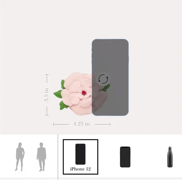 SOLD! kate spade NWT! $268 MSRP In The Garden 3d Flower Micro Crossbody - Picture 8 of 8